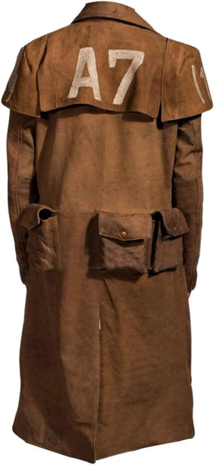 A7 Fallout NCR Suede Leather Jacket Zing Apparel