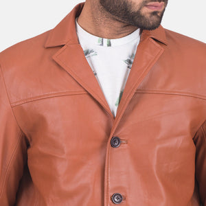 james-tan-brown-leather-blazer