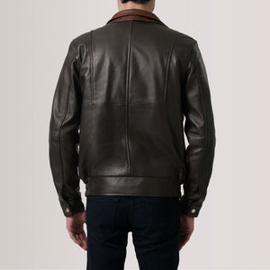 alfred-brown-leather-bomber-jacket
