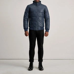 lucas-blue-leather-puffer-bomber-jacket