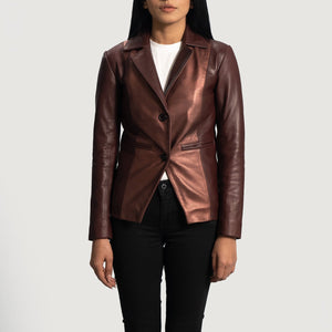 ruby-metallic-maroon-leather-blazer