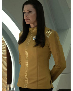 Star Trek Strange New Worlds Rebecca Romijn Yellow Jacket USA Jackets