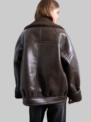 Vintage-Wash-Shearling-Aviator-Bomber-Jacket-In-Chocolate