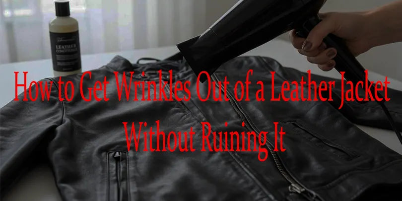 How to Get Wrinkles Out of a Leather Jacket Without Ruining It