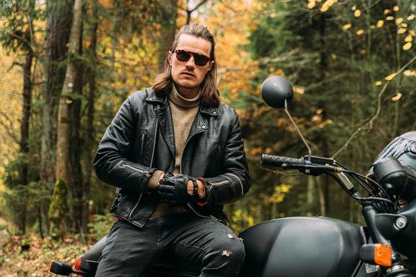 Men's Biker Leather Jacket