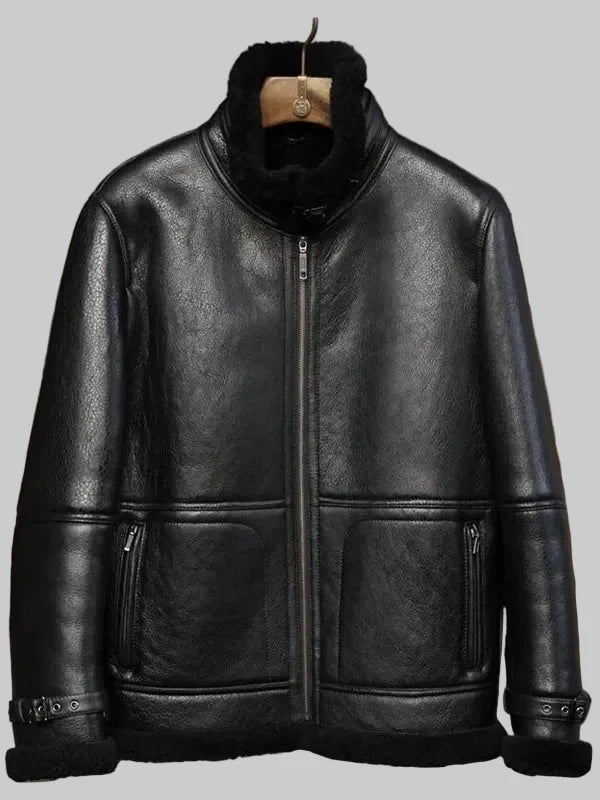 B3-RAF-Aviator-Sheepskin-Shearling-Leather-Jacket