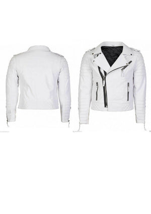 Brando Faux Cafe Racer Slim Fit Jacket
