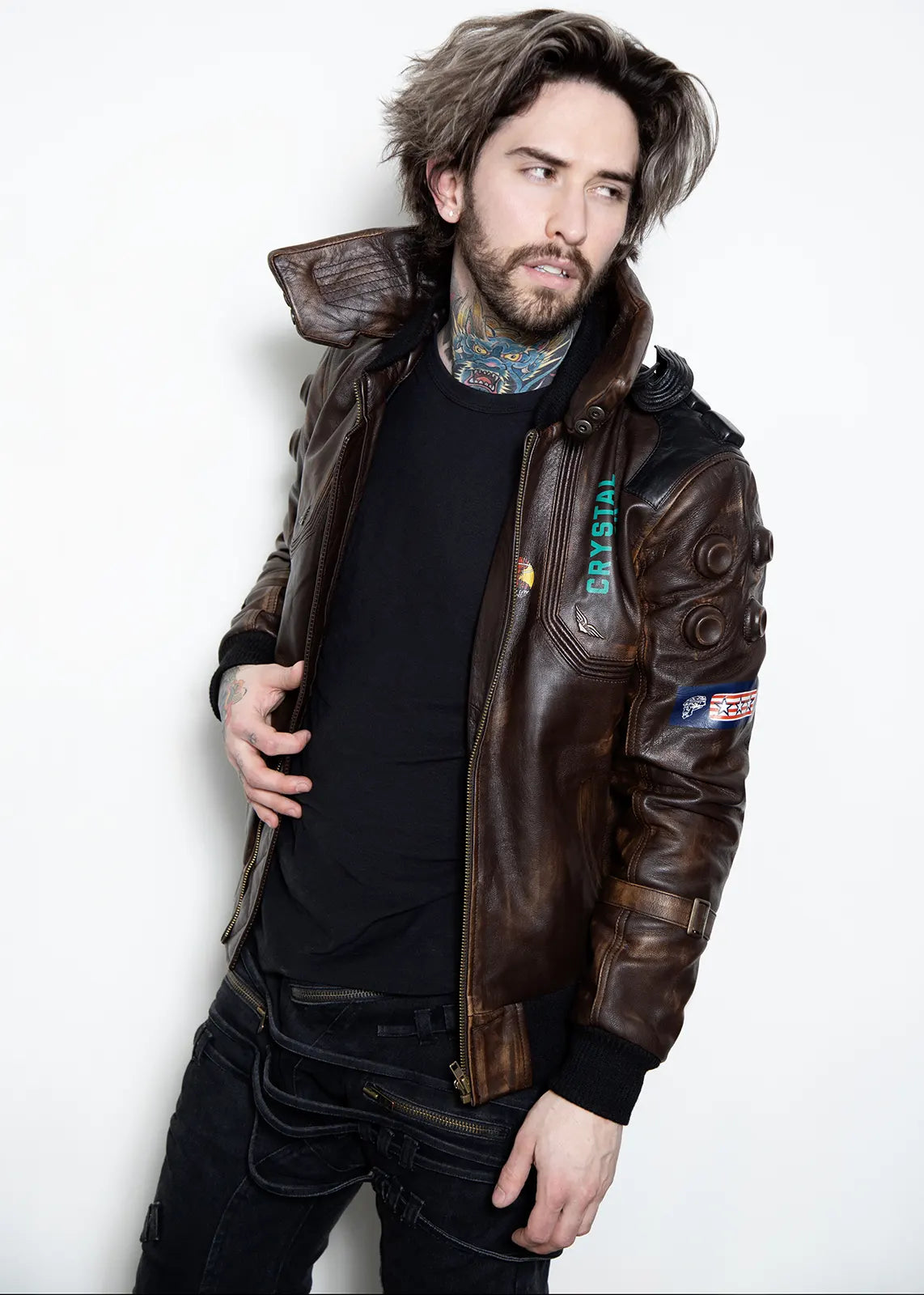 Cyberpunk-Samurai-Brown-Jacket