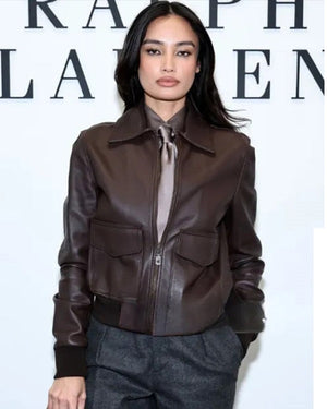 Kelsey Merritt Ralph Lauren 2025 Show Bomber Jacket USA Jackets