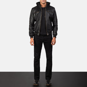 Men_s_Bouncer_Biz_Black_Leather_Bomber_Jacket_Back_
