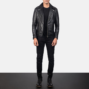 noah-black-leather-biker-jacket