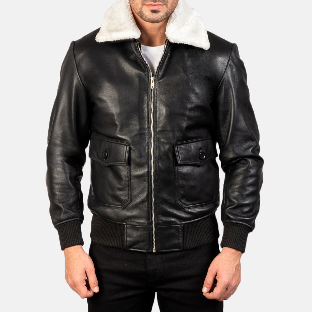 airin-g-1-black-white-leather-bomber-jacket