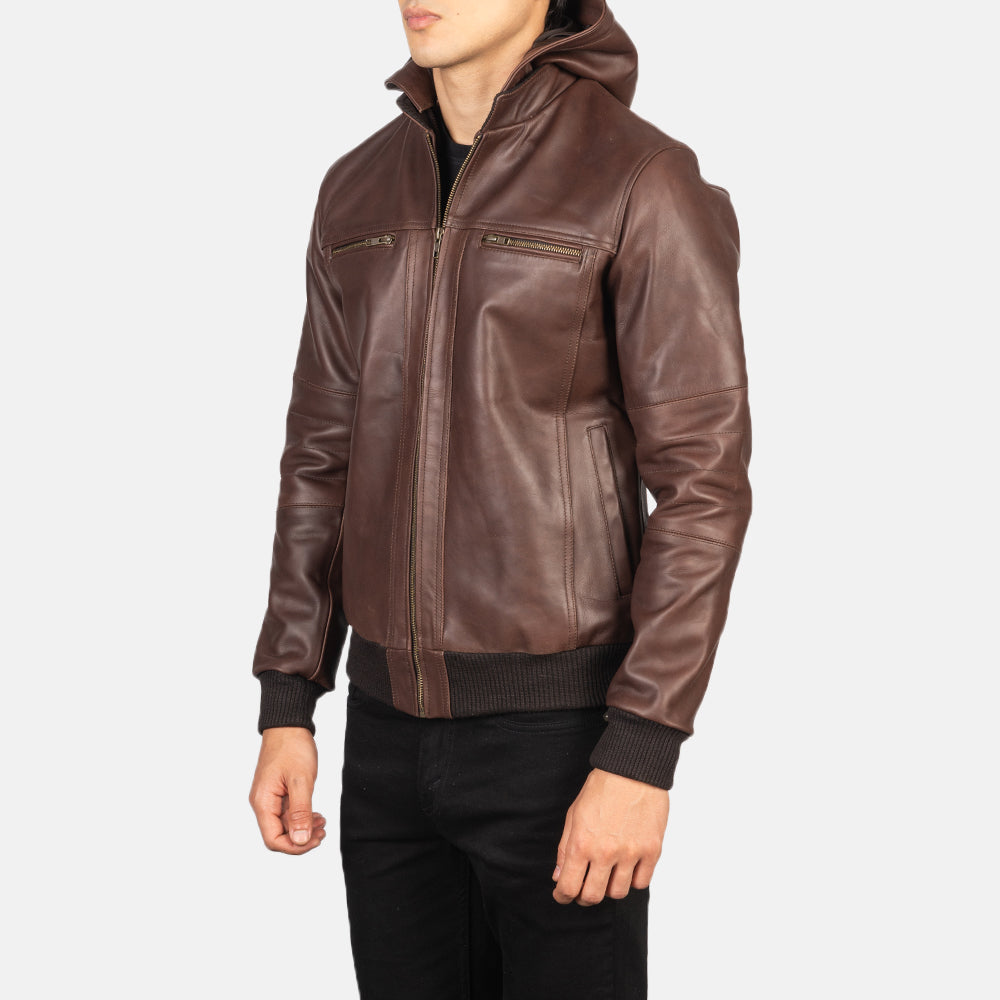 bouncer-biz-brown-leather-bomber-jacket