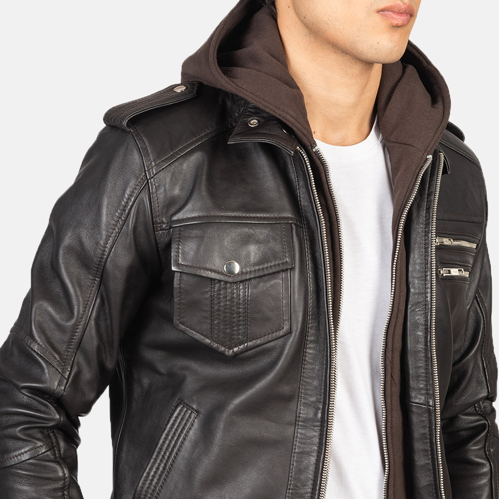 bravado-brown-hooded-leather-bomber-jacket