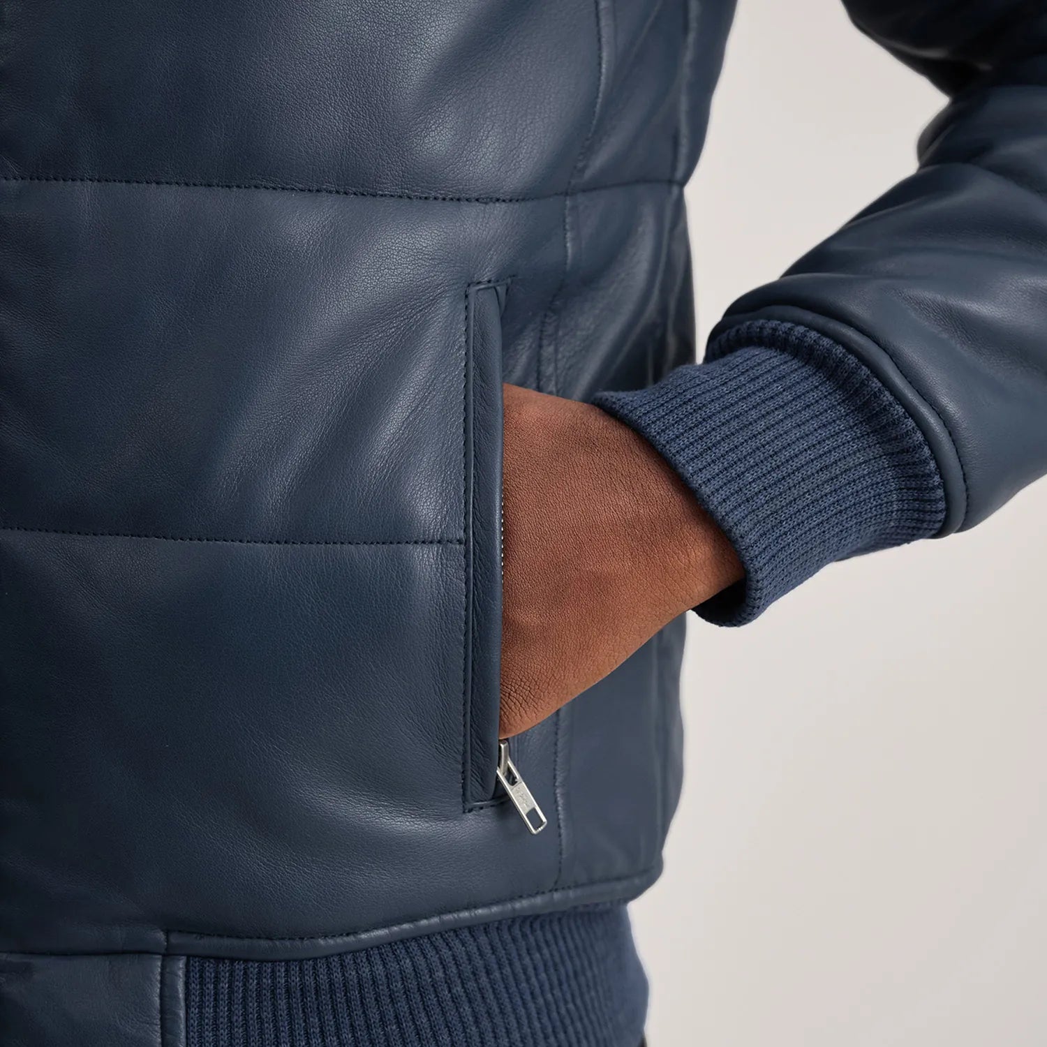 lucas-blue-leather-puffer-bomber-jacket