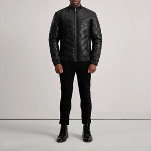 travis-black-leather-puffer-jacket