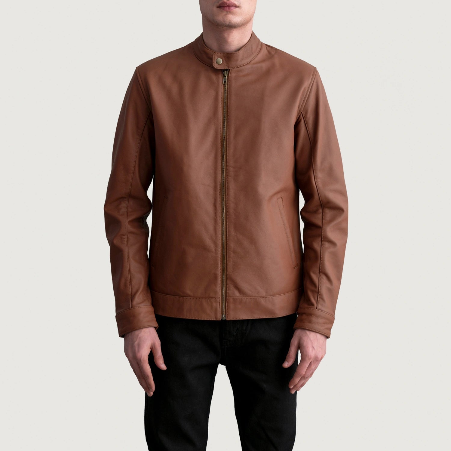 zen-matte-brown-leather-biker-jacket