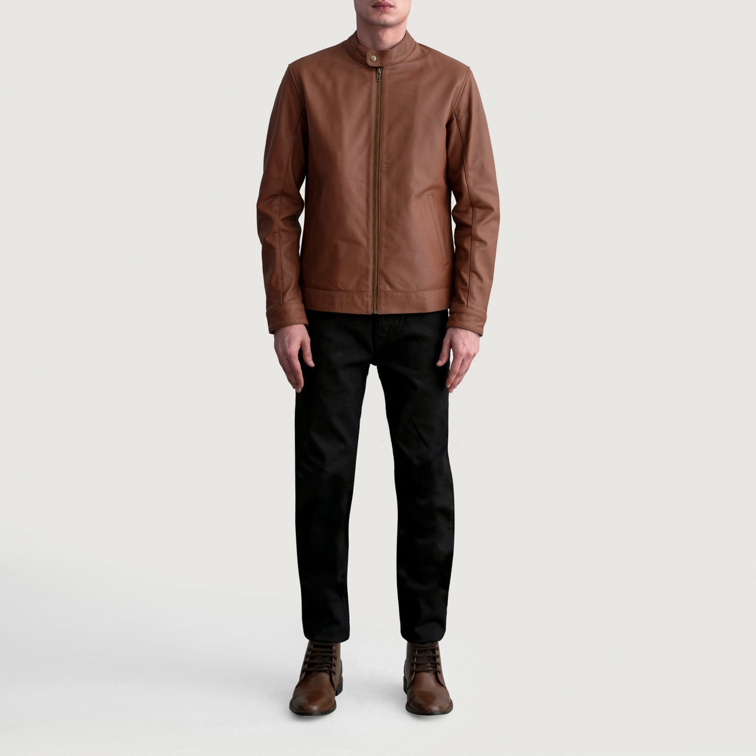 zen-matte-brown-leather-biker-jacket