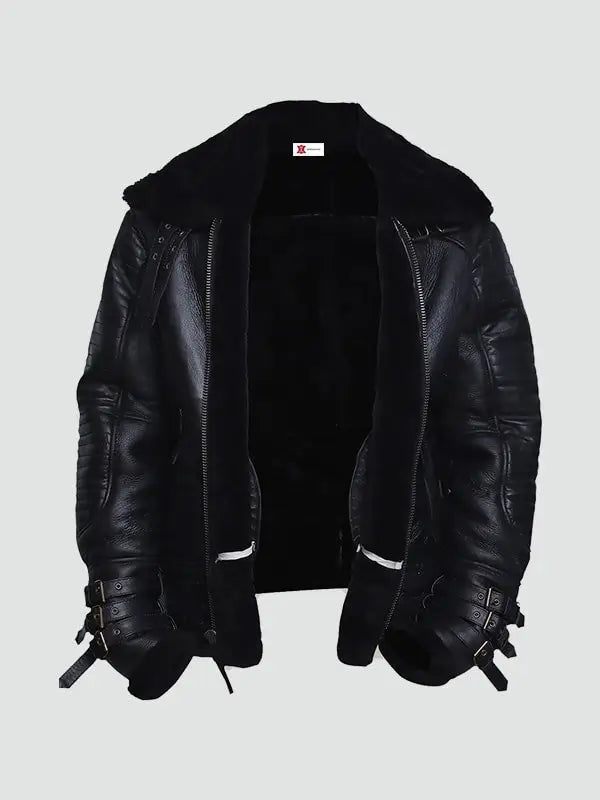 mens-affliction-black-shearling-jacket