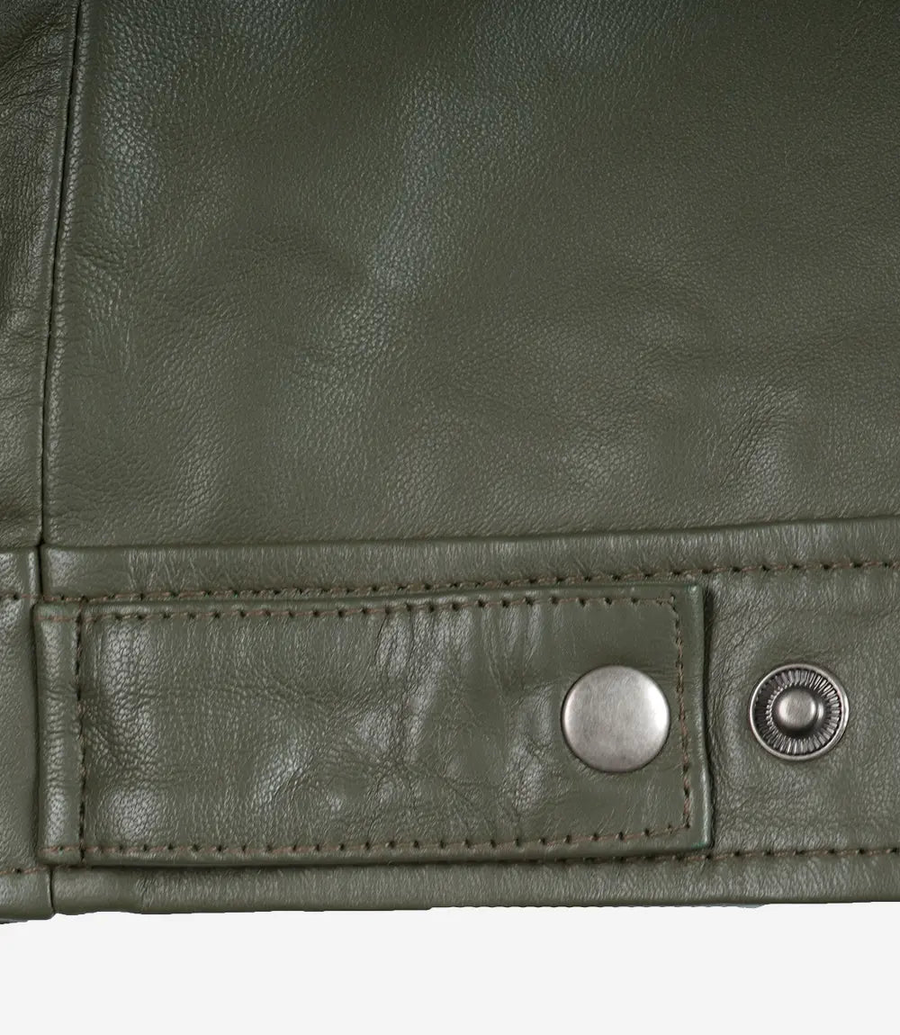 men-s-classic-shirt-collar-olive-green-leather-jacket