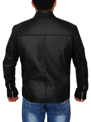 Damon Salvatore Vampire Diaries Leather Jacket USA Jackets
