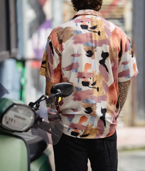 Below Deck S12 Fraser Olender Multicolor Print Shirt USA Jackets