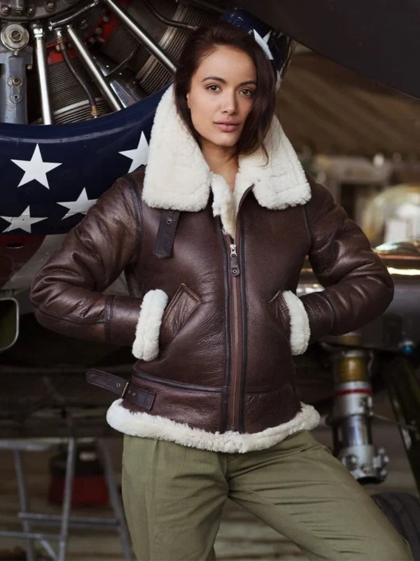 Womens-B-3-Bomber-Jacket-Brown