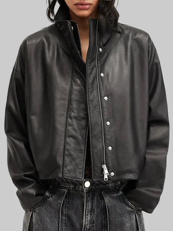 Womens-Ryder-Leather-Jacket-Black