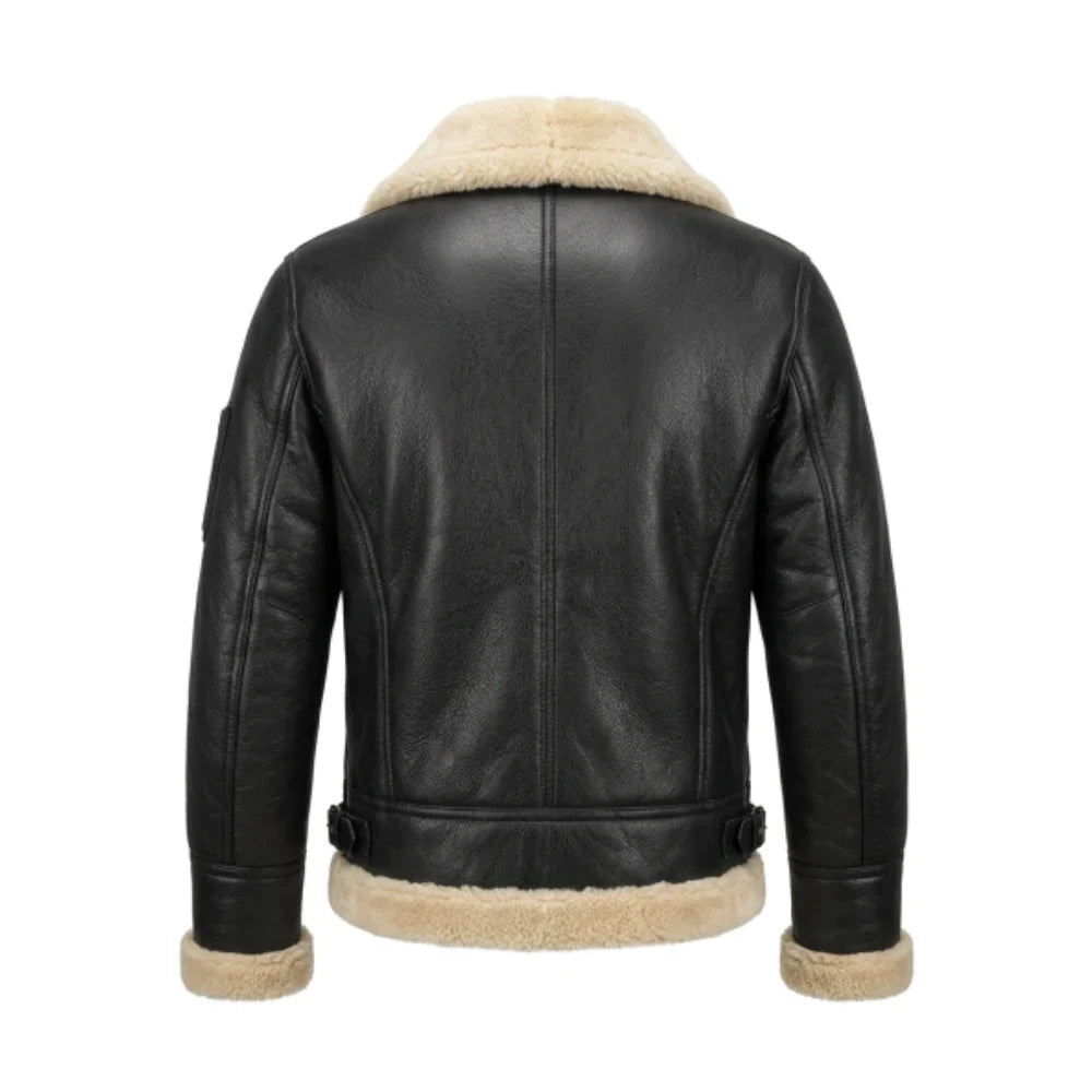 mens-black-sheepskin-shearling-jacket